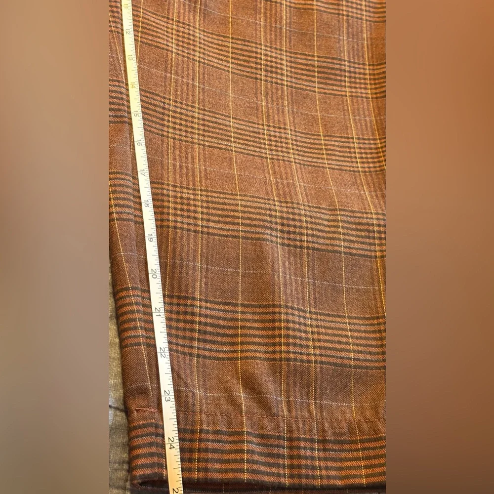 🌸 Madewell Women’s Small Brown Plaid Flannel Track Trouser Pants